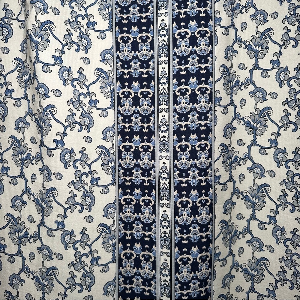 Lulu's Marketplace Blue Mosaic Print Shift Dress Size Large - Picture 14 of 16